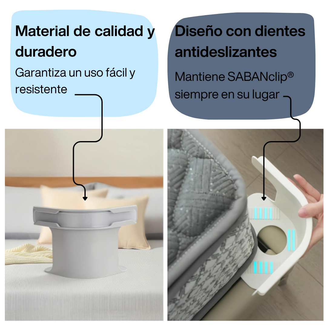 Sistema de sujeción para sábanas