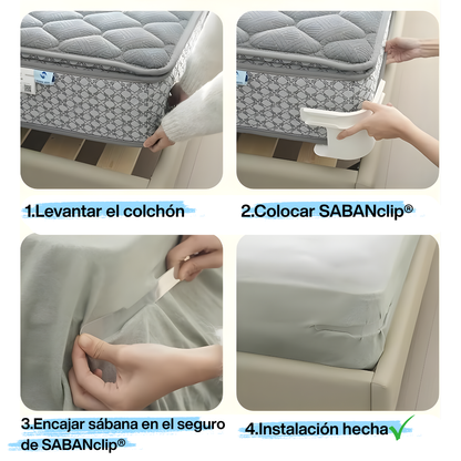 Sistema de sujeción para sábanas