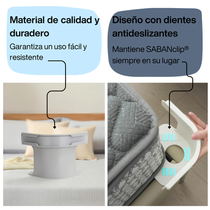 Sistema de sujeción para sábanas